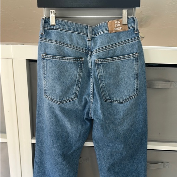 COPY - Free people Blue High-Waisted Jeans - Picture 2 of 2